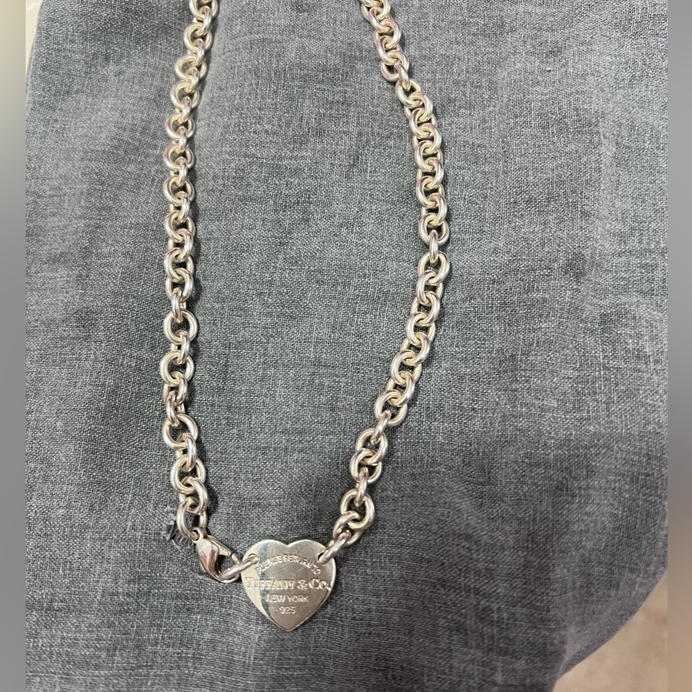 Tiffany Heart tag chocker